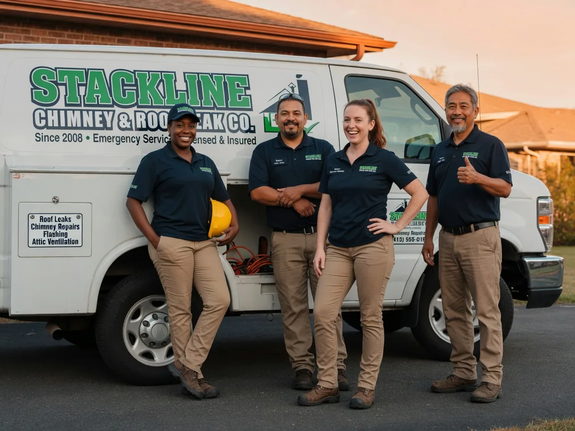 Chimney flashing repair company in Poway, CA